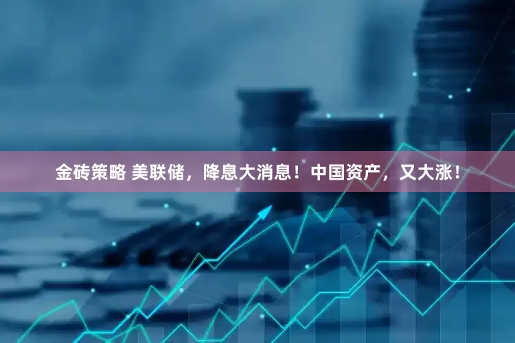金砖策略 美联储，降息大消息！中国资产，又大涨！